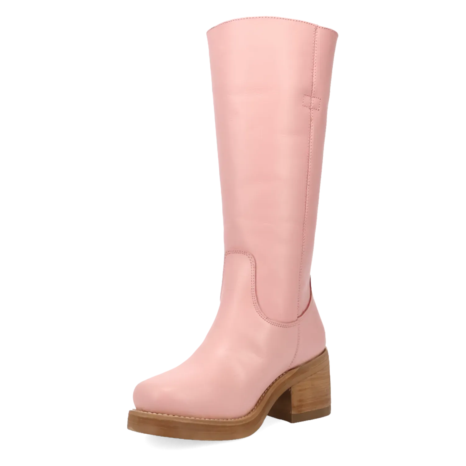 Dan Post Boots Boots Women's Vagabond Leather Round Toe Boots Pink Color - Dingo