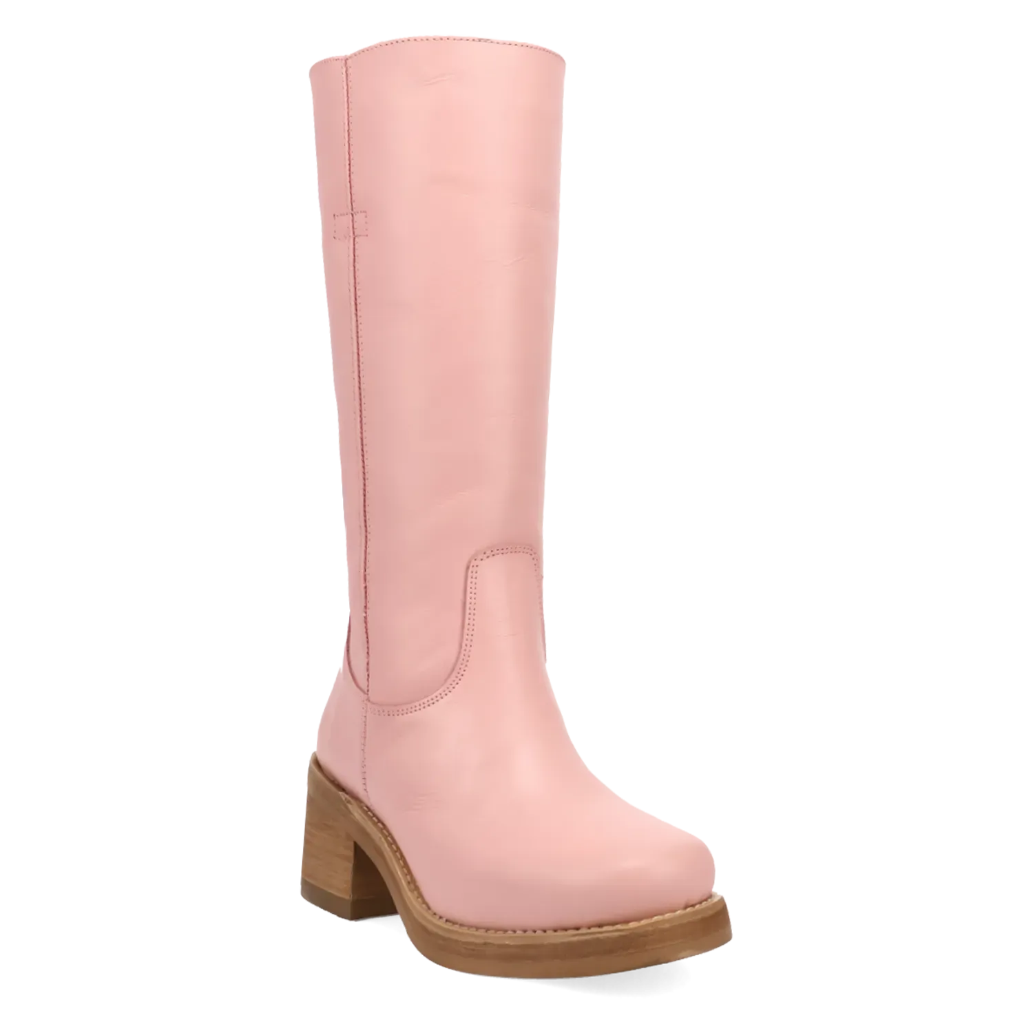 Dan Post Boots Boots Women's Vagabond Leather Round Toe Boots Pink Color - Dingo
