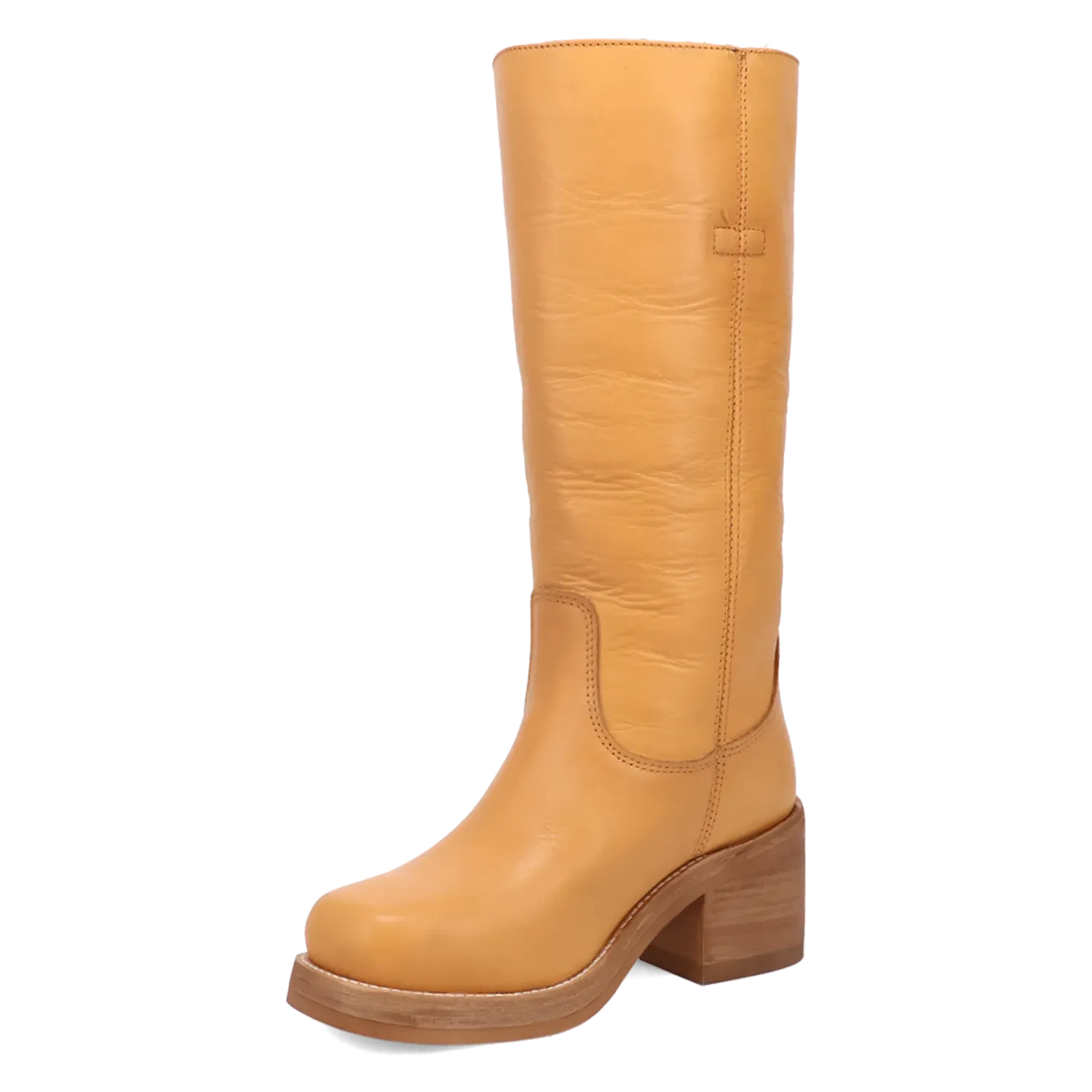 Dan Post Boots Boots Women's Vagabond Leather Round Toe Boots Platain Color - Dingo