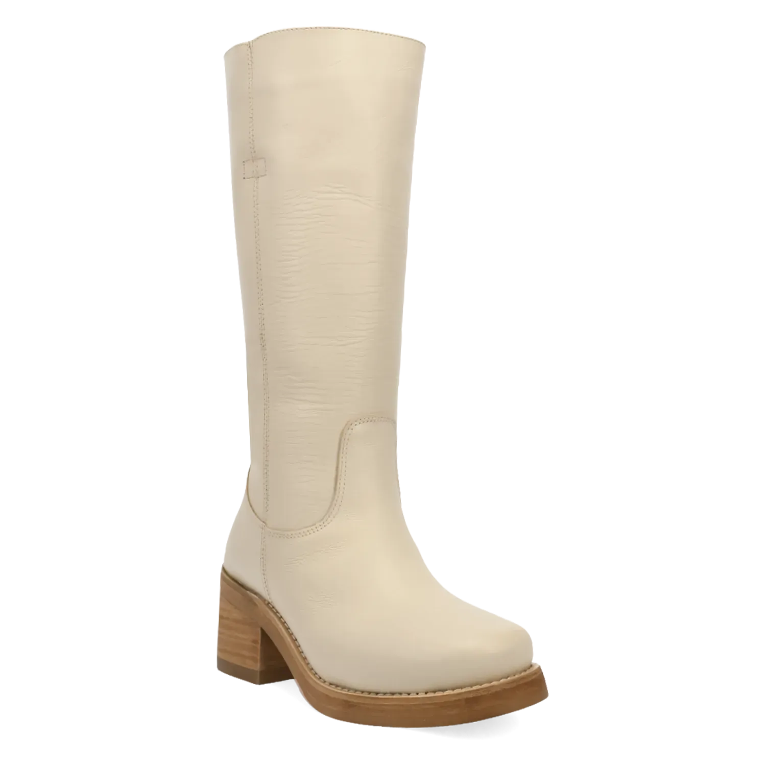 Dan Post Boots Boots Women's Vagabond Leather Round Toe Boots White Color - Dingo