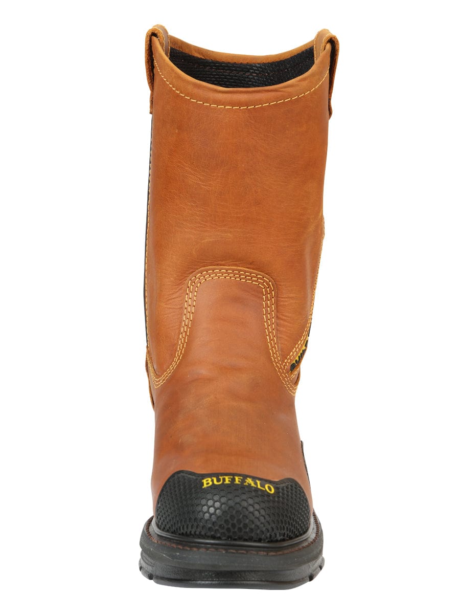 Buffalo & Bull Men’s Work Boots - Honey 123029 - Front View