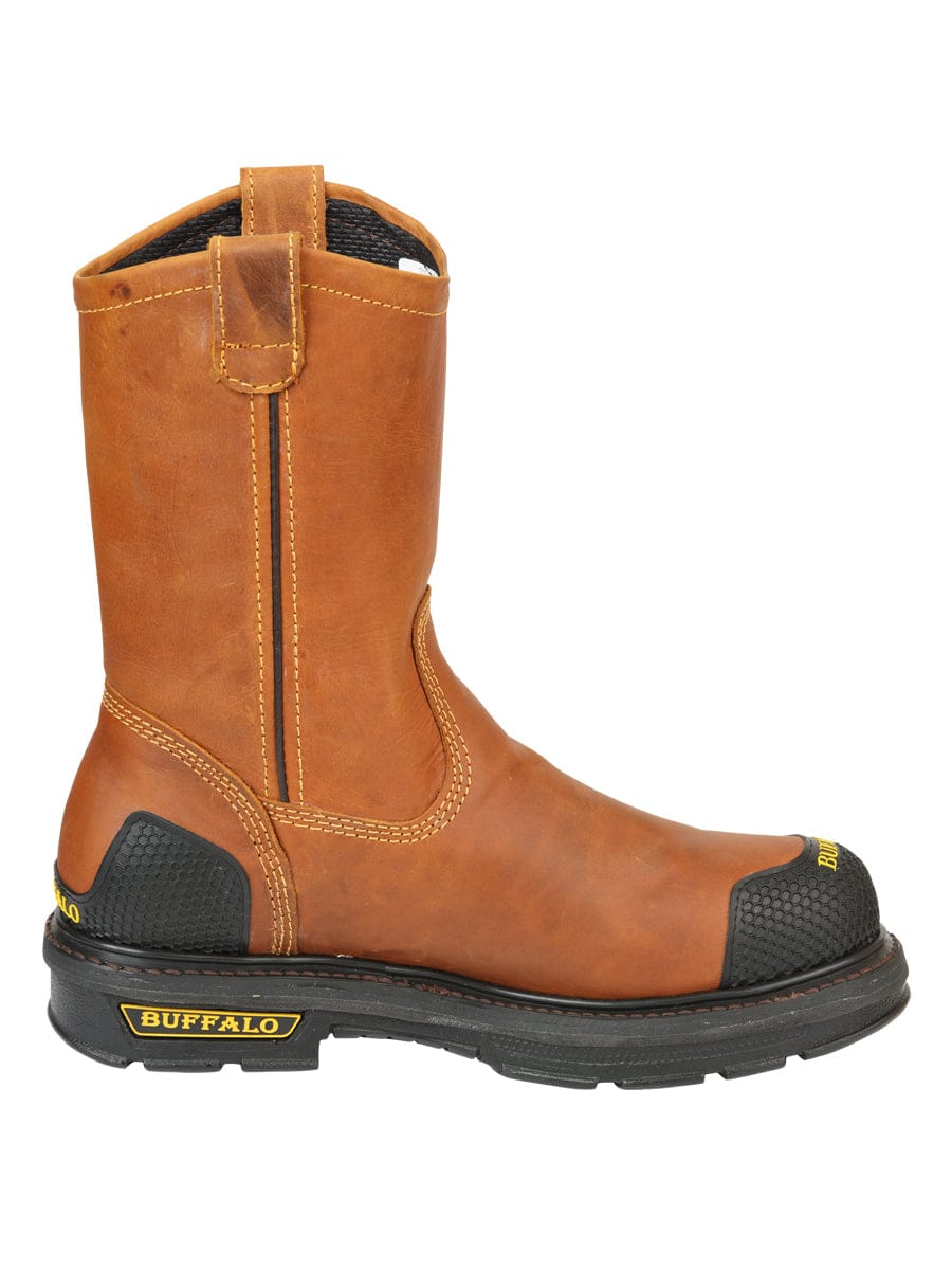 Buffalo & Bull Men’s Work Boots - Honey 123029 - Right Side View