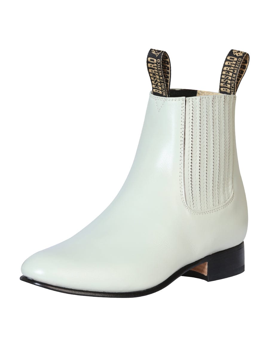 El General Western Wear CABALLERO El Besserro Charro Boot - Leather Bone 201 side view