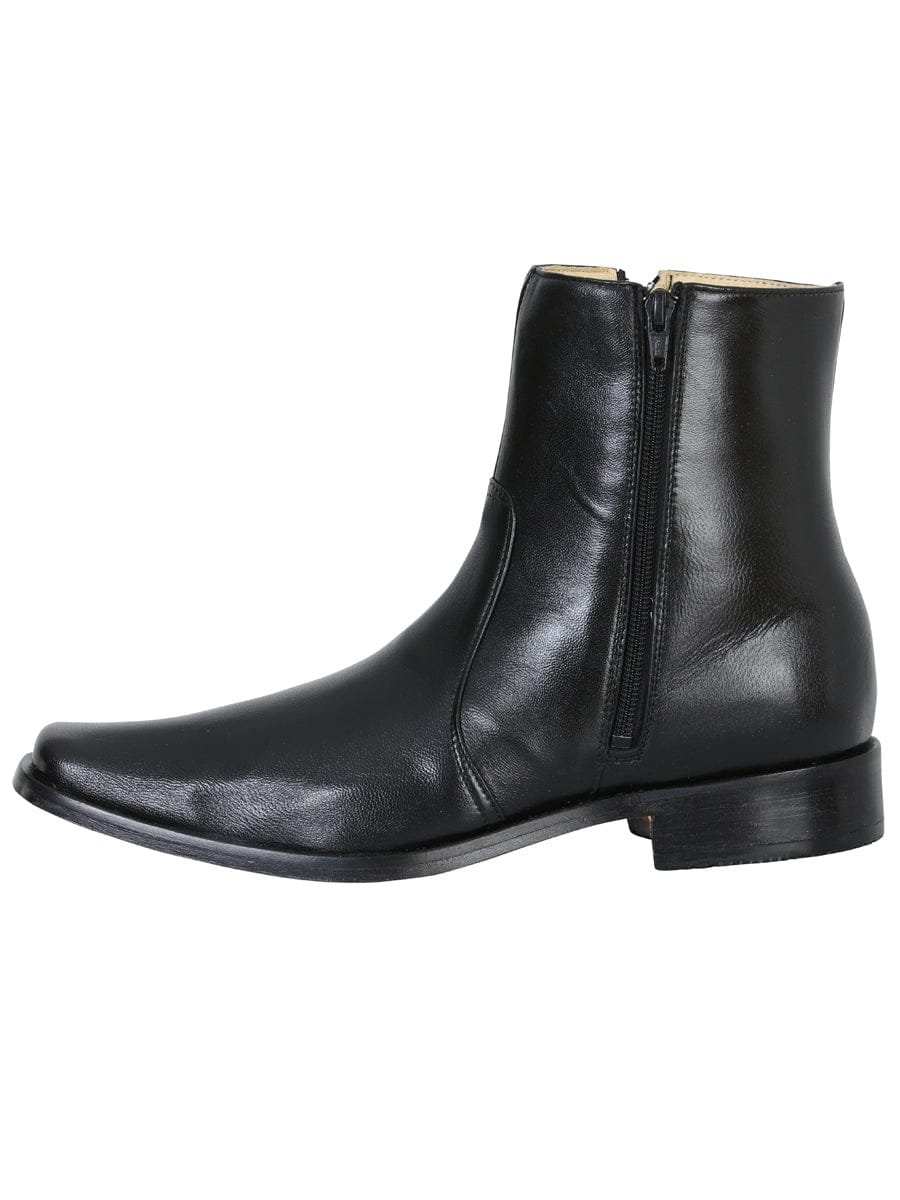 EL Besserro Dress Boot - Leather Black 10661 - Left Side View