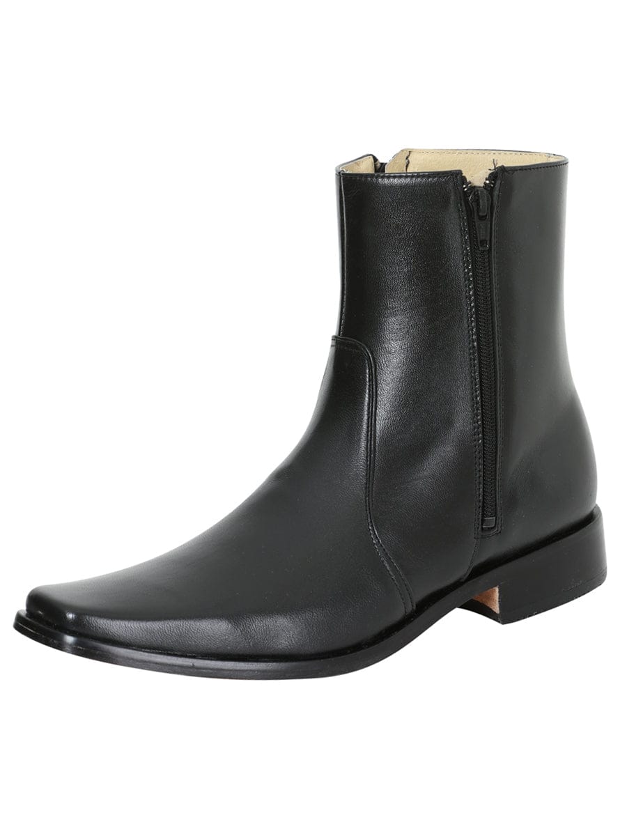 EL Besserro Dress Boot - Leather Black 10661 - Side View