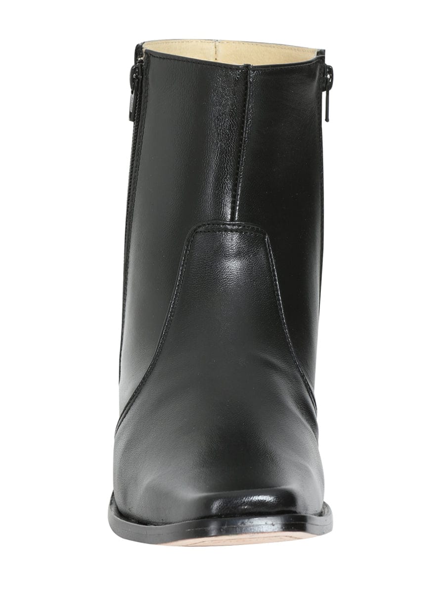 EL Besserro Dress Boot - Leather Black 10661 - Front View