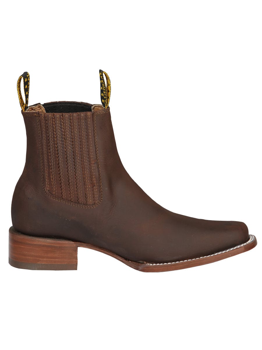 El General Western Wear CABALLERO El General Men’s Ankle Boot - Honey 45004 right side view