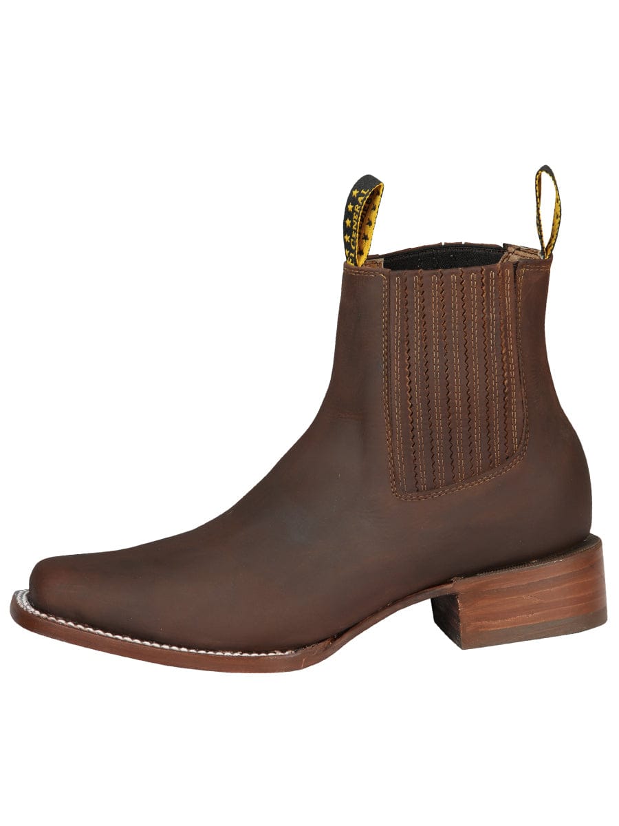 El General Western Wear CABALLERO El General Men’s Ankle Boot - Honey 45004 left side view