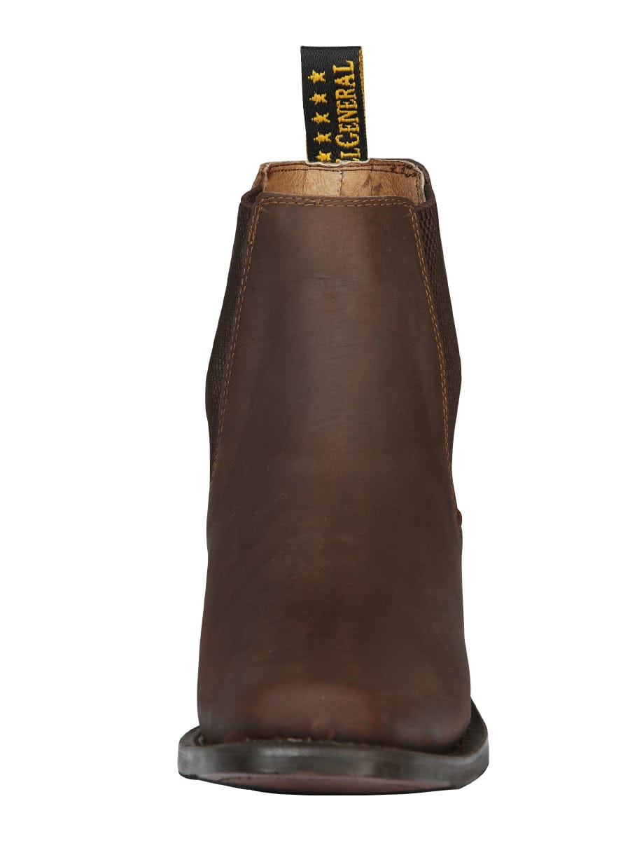 El General Western Wear CABALLERO El General Men’s Ankle Boot - Honey 45005 front view