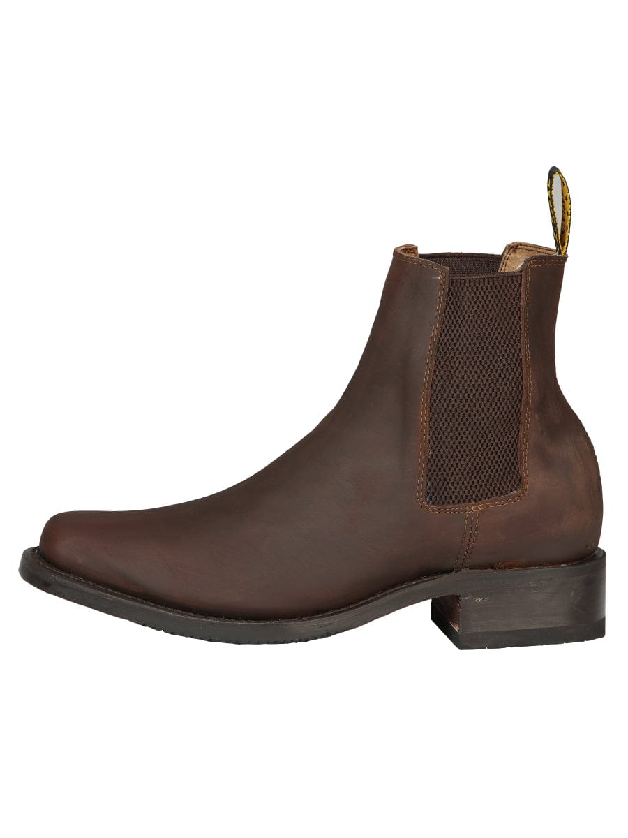 El General Western Wear CABALLERO El General Men’s Ankle Boot - Honey 45005 left side view