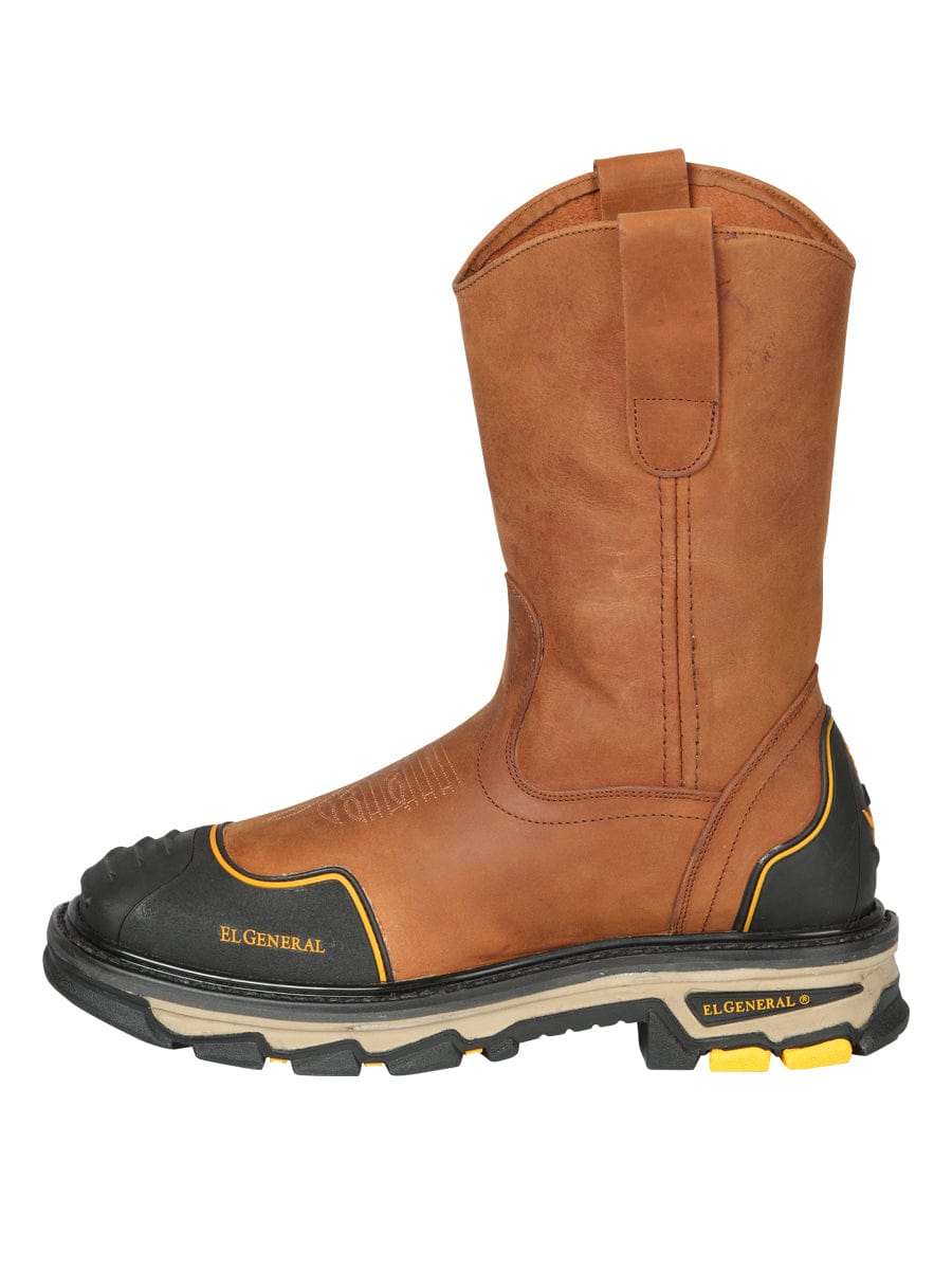 El General Western Wear CABALLERO El General Men’s Work Boot - Crazy Leather - Kansas 44689