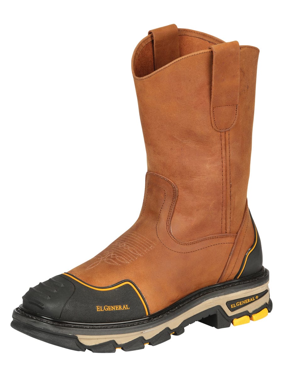 El General Western Wear CABALLERO El General Men’s Work Boot - Crazy Leather - Kansas 44689