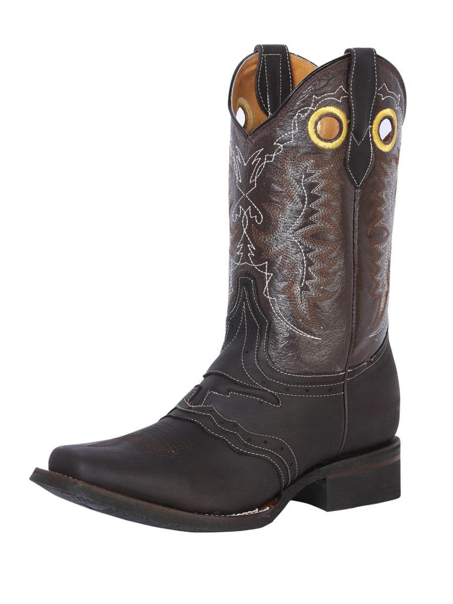 El General Rodeo Boot - Crazy Dark Brown 33311 - Side View
