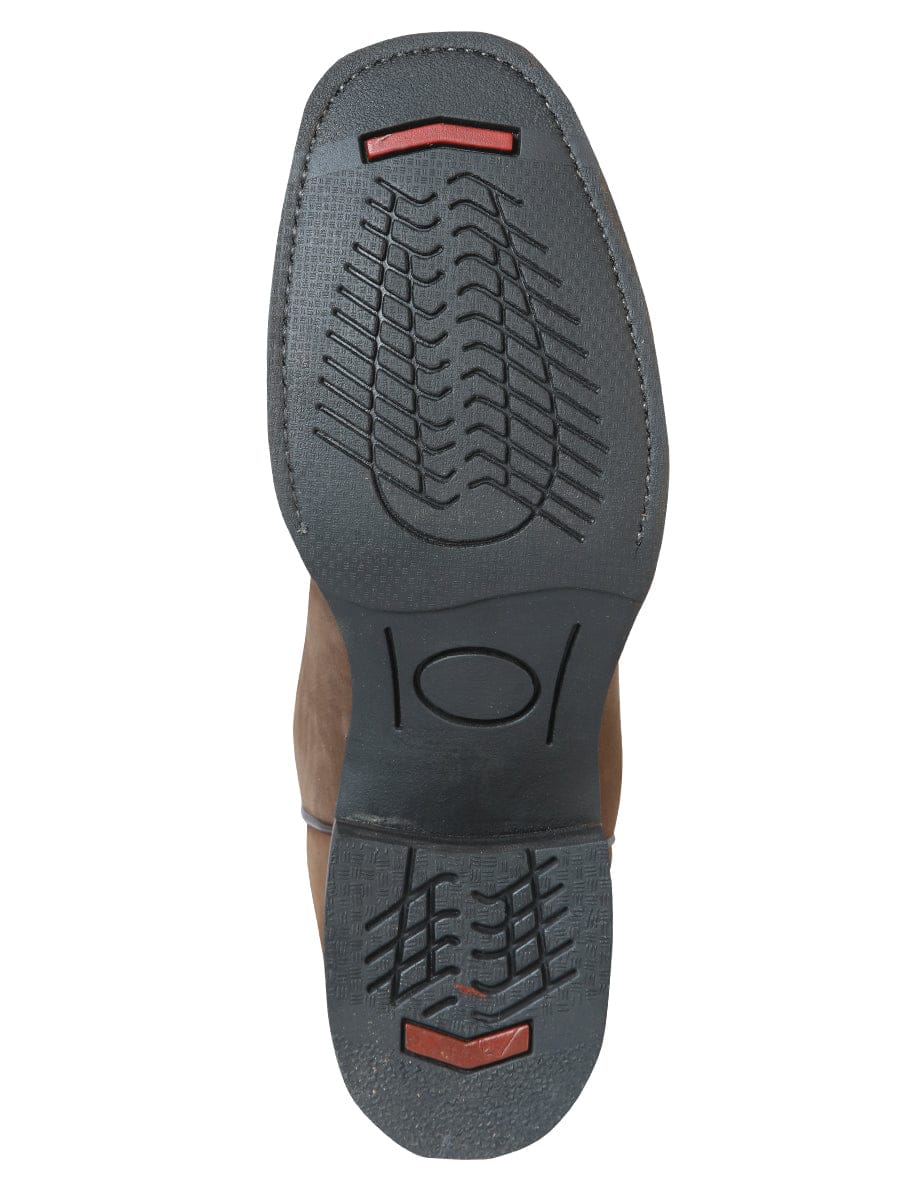 El General Rodeo Boot - Nobuck Camel 51113 - Sole View