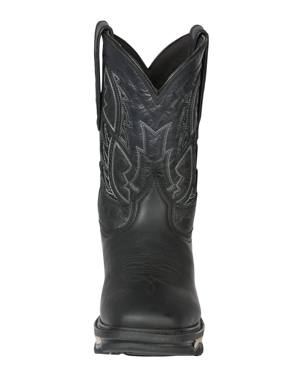 El General  Rodeo Work Boot - Crazy Black 44694 - Front View