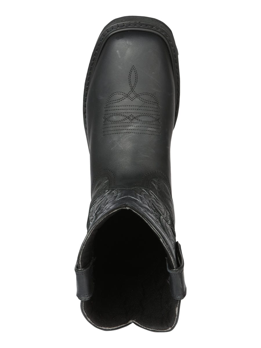 El General  Rodeo Work Boot - Crazy Black 44694 - Top View