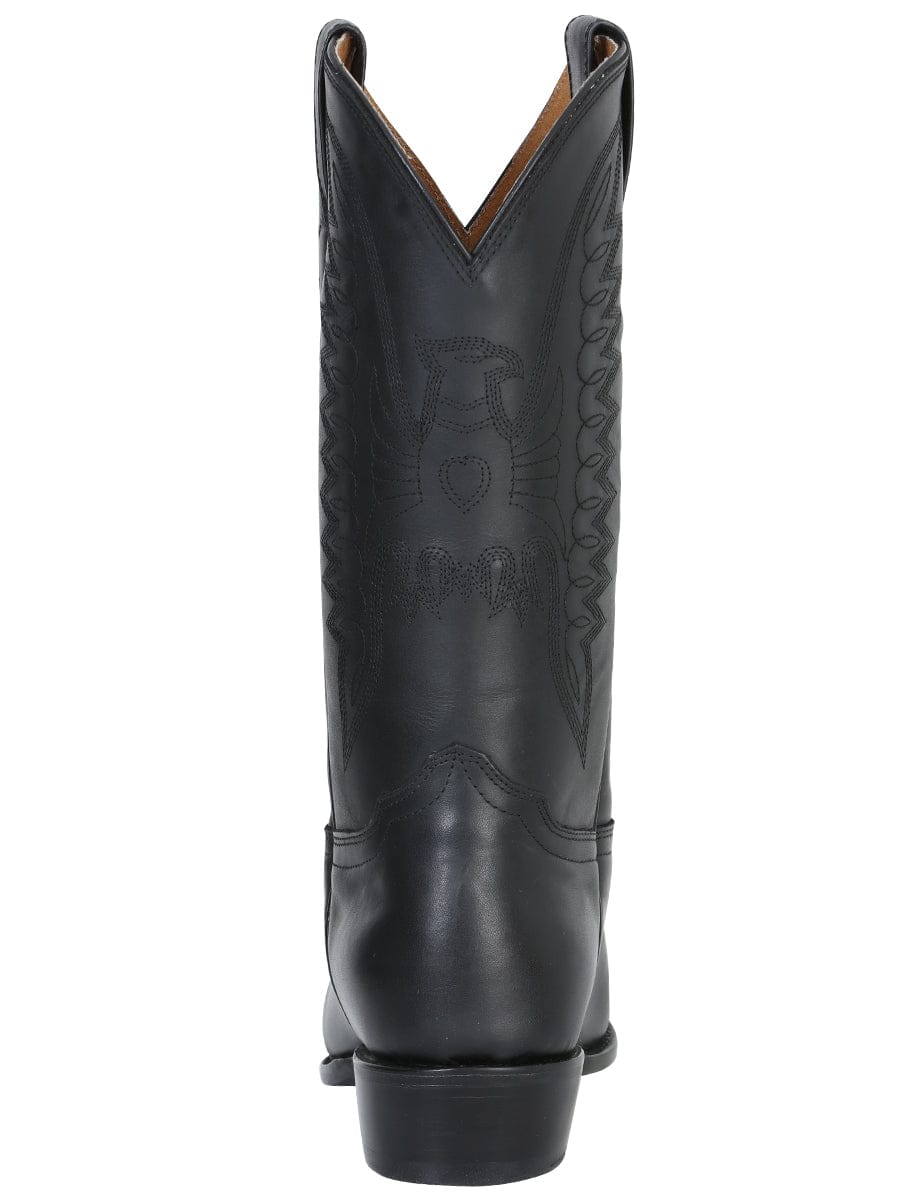 Rodeo Bravo - Biker Boot - Waxy Black 134 - Back View