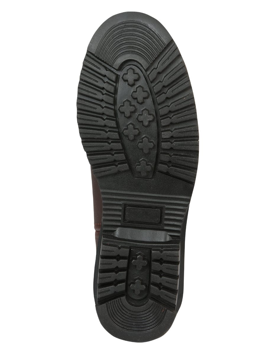 El General Western Wear CABALLERO Work Boot Establo - Leather Grasso - Shedron 13351 sole view