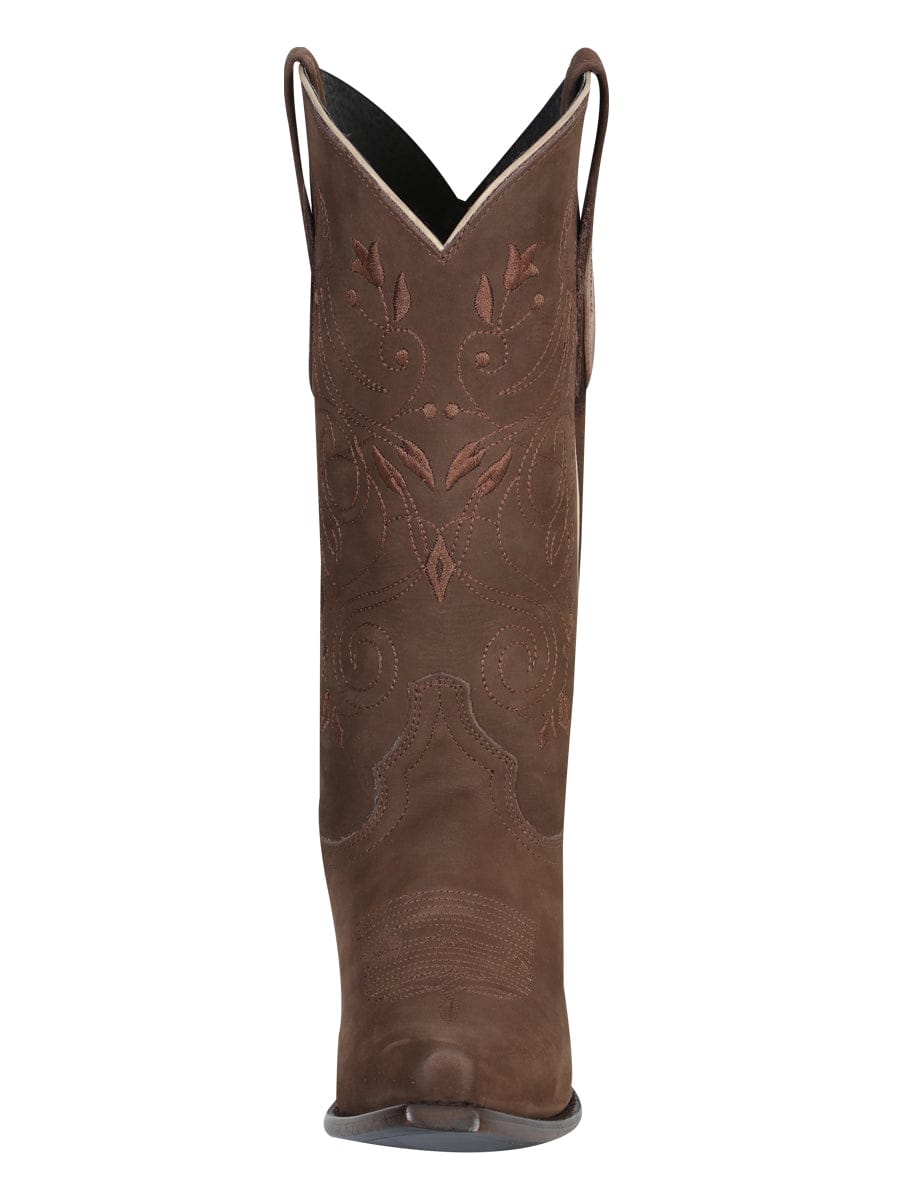 El General Limited Edition Western Boot - Nobuck Camel 34513 - Front View