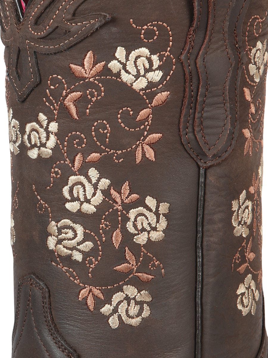 El General Western Wear DAMA El General Women's Cowboy Boot - Crazy Brown 44635 detail view