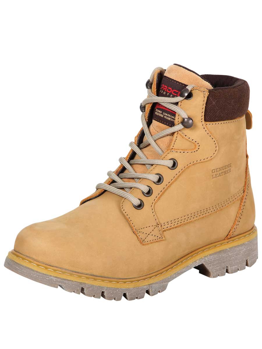El General Western Wear DAMA ProCliff Protection Women's Lace-Up Work Boot - Honey Brown 35227