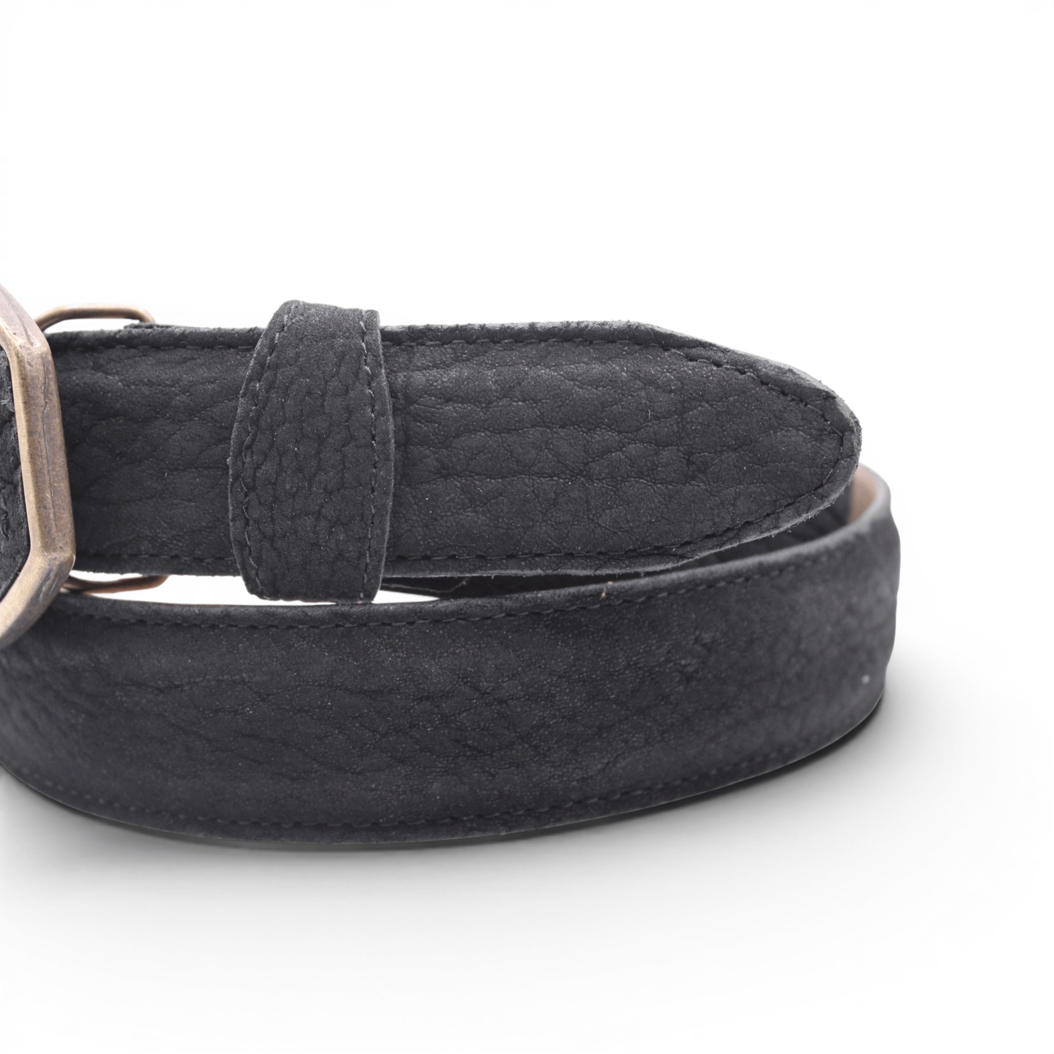 Hooch Belt Mens Leather Belt Black 1.5 Inch – Shoulder Leather Western Belt HC-137