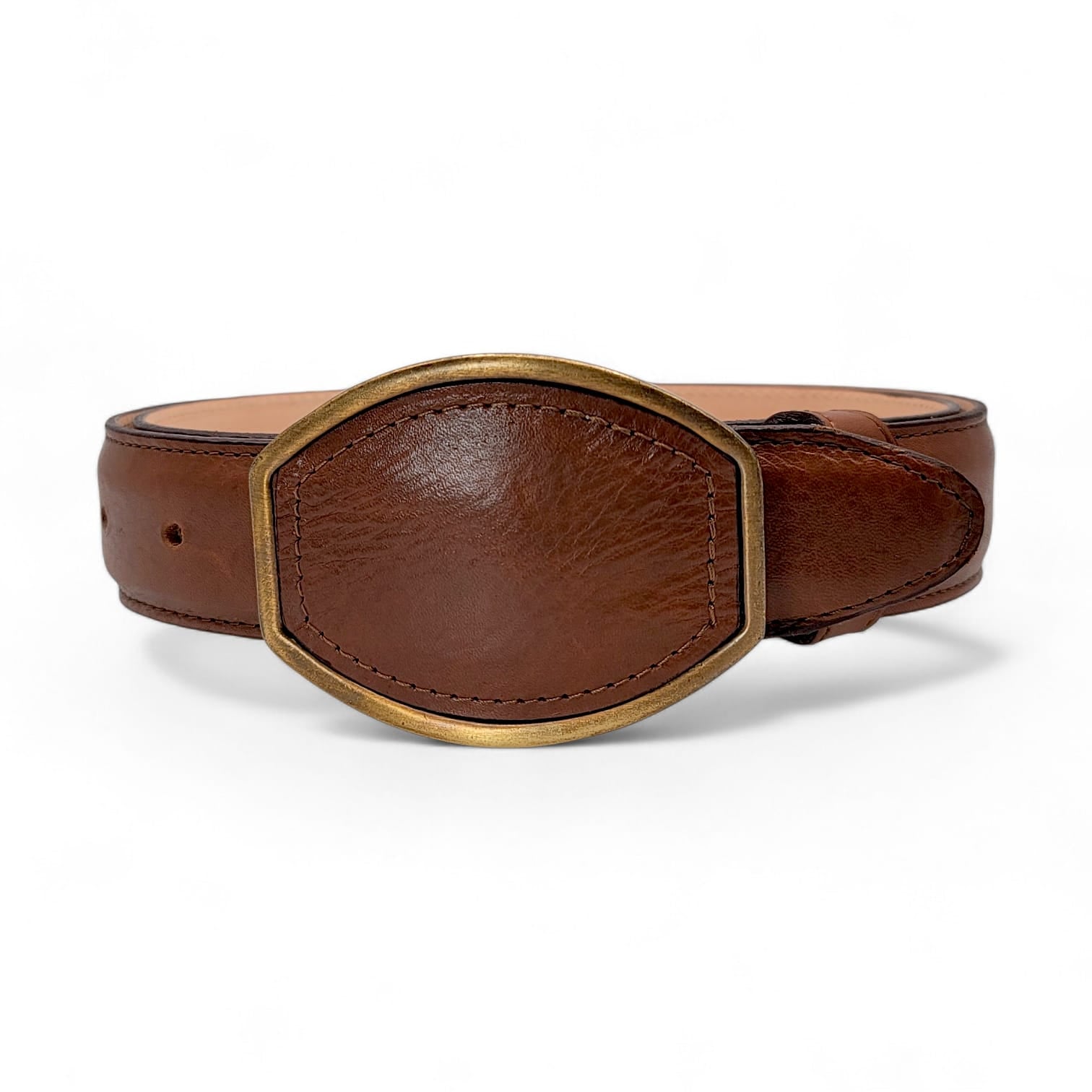 Hooch Belt Mens Leather Belt Honey 1.5 Inch – Privo Leather Western Belt HC-135 - Front View