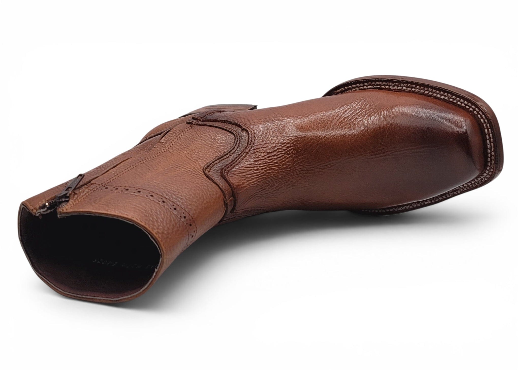 Hooch Boots Boots Men’s Genuine Leather Dubai Toe Boots Honey Color – Hooch Boots