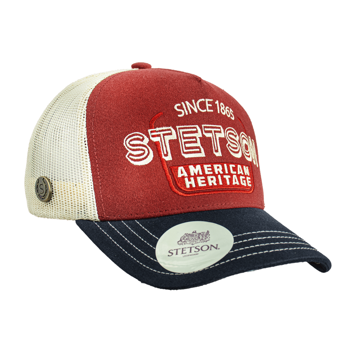 Hooch Stetson Cap Authentic Trucker Hat Original side