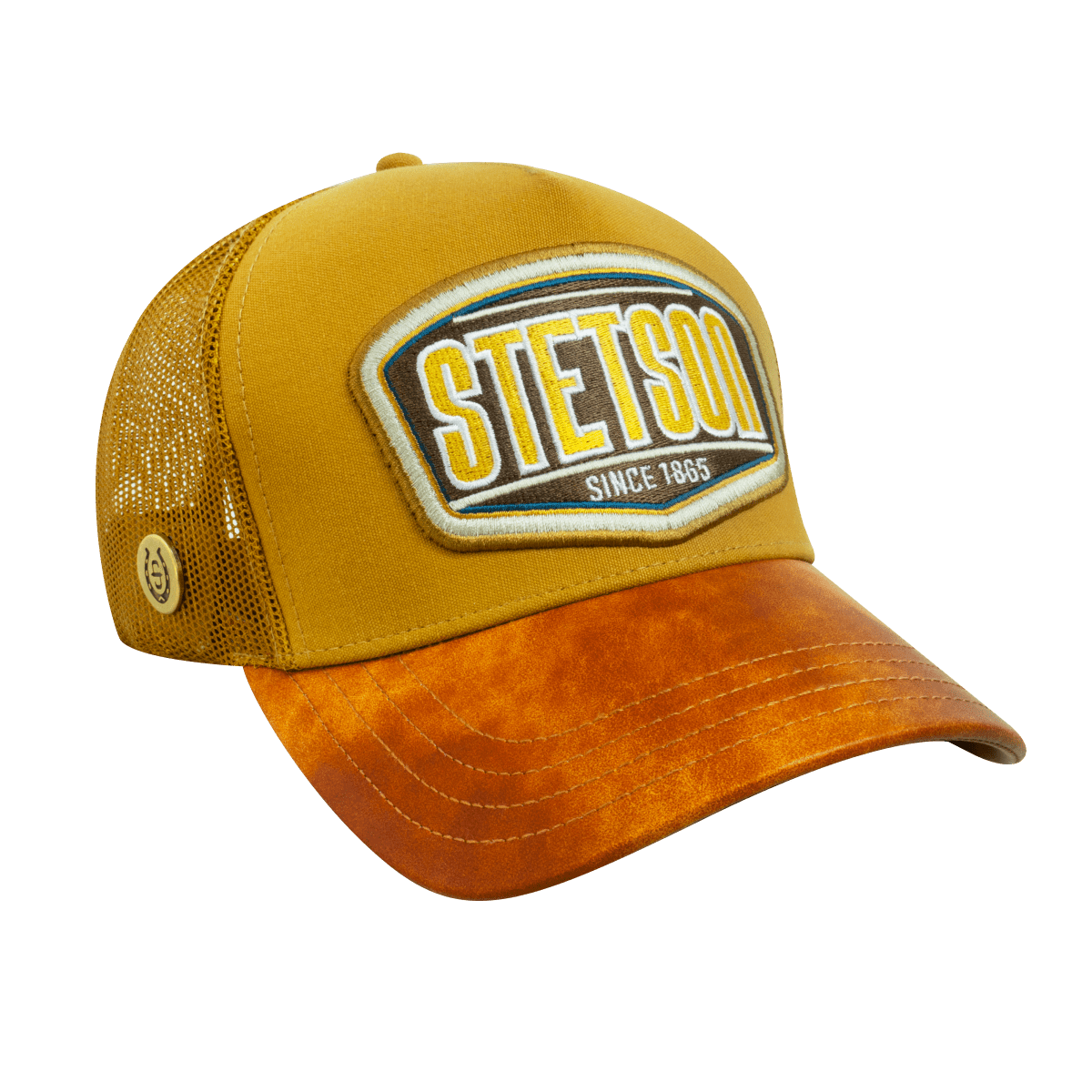 Hooch Stetson Cap Authentic Trucker Hat Original side