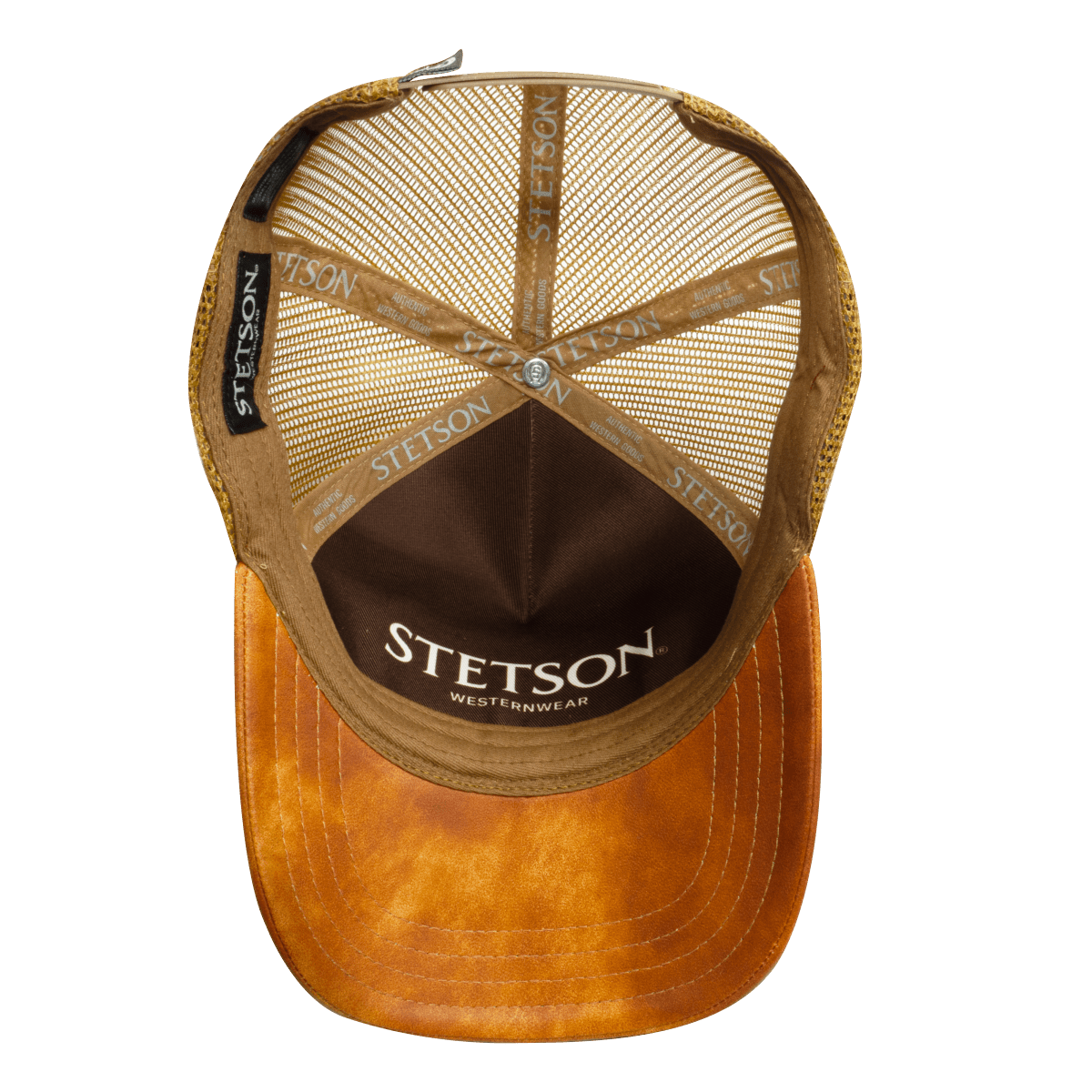 Hooch Stetson Cap Authentic Trucker Hat Original bottom