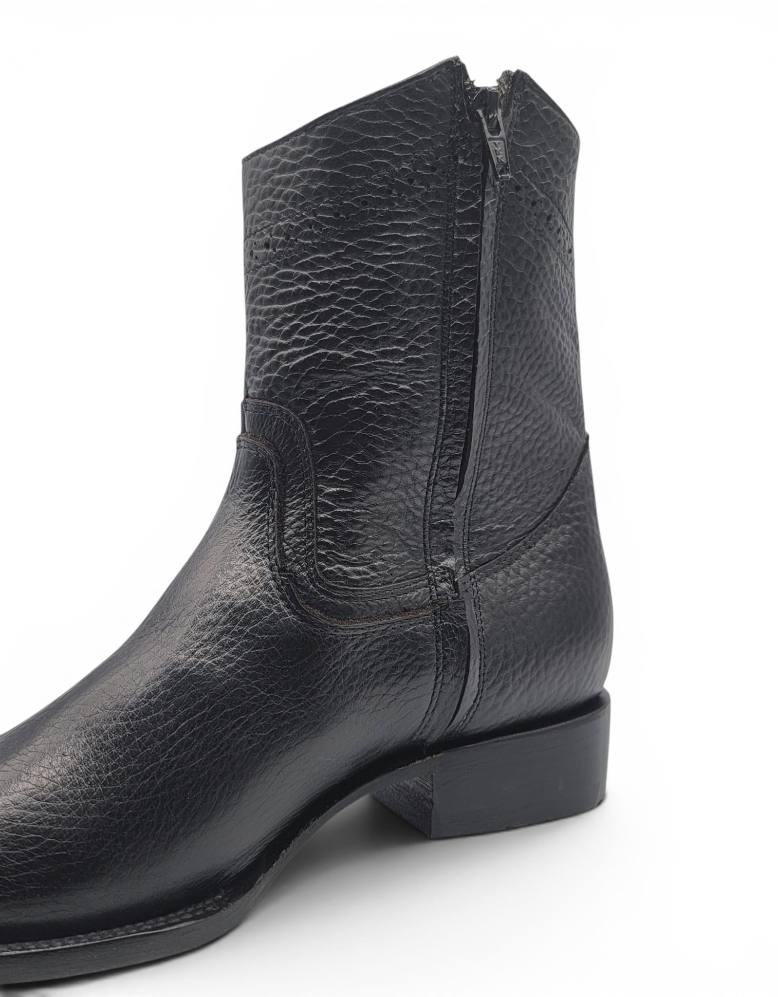 Hooch Western Boot & Belt Set Men’s Genuine Leather Dubai Toe Boots Black Color – Hooch Boots