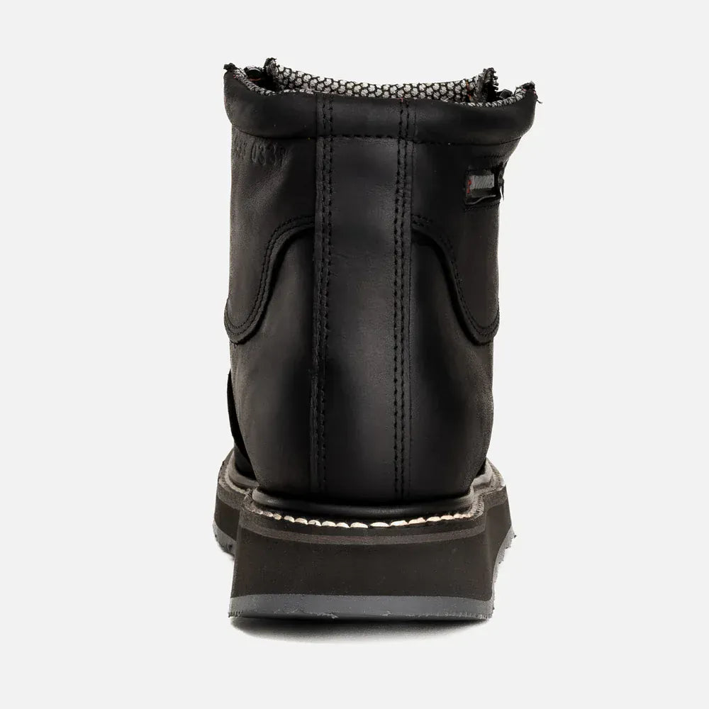 Joe Boots Boots Double Zipper Comfort Work Boot Black Color - Hammer Boots