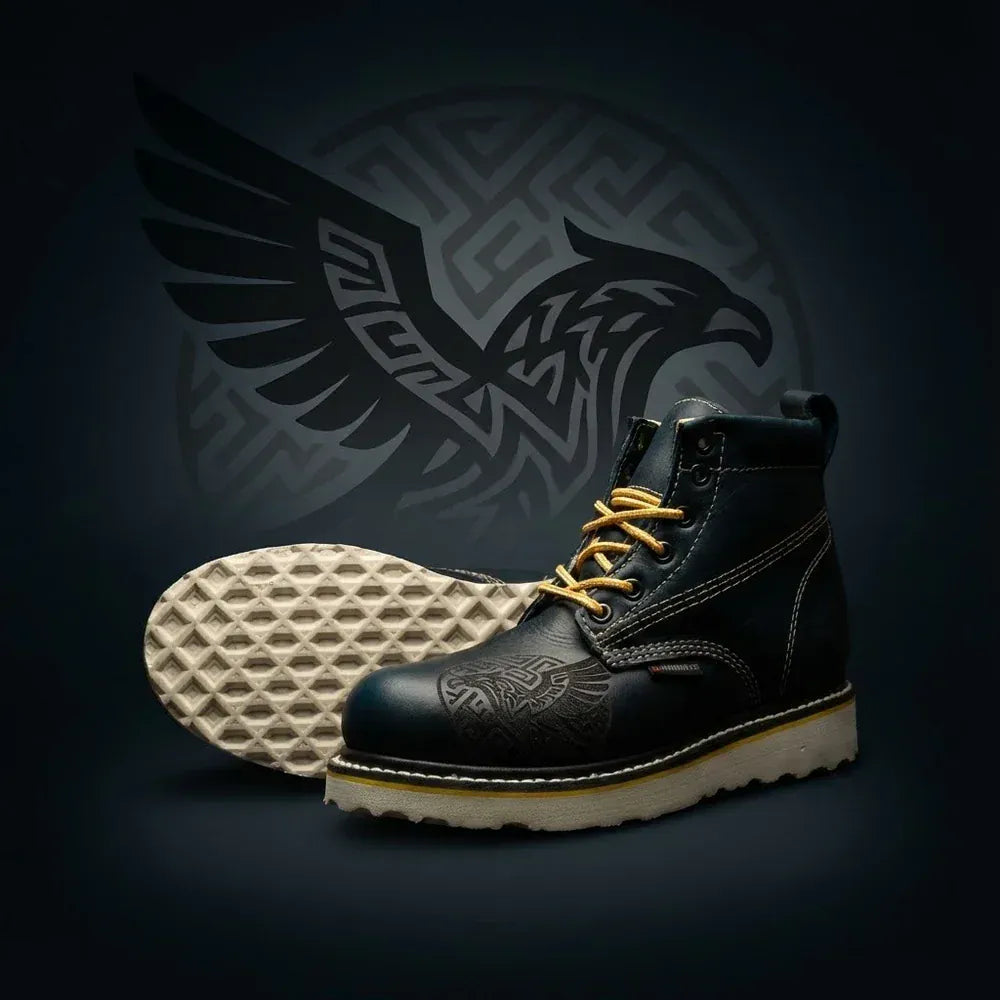 Joe Boots Boots Hammer Original Men's "El Clasico" Work Boot Blue Color - Hammer Boots