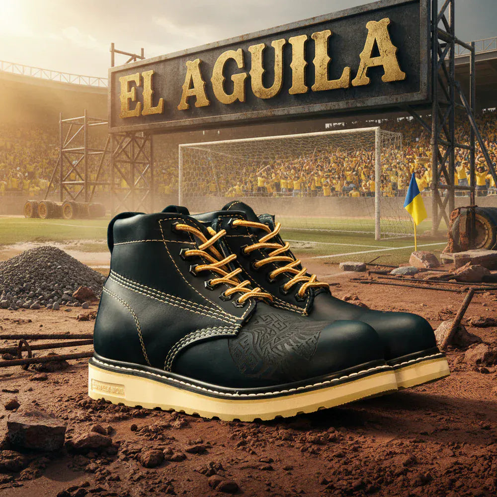Joe Boots Boots Hammer Original Men's "El Clasico" Work Boot Blue Color - Hammer Boots