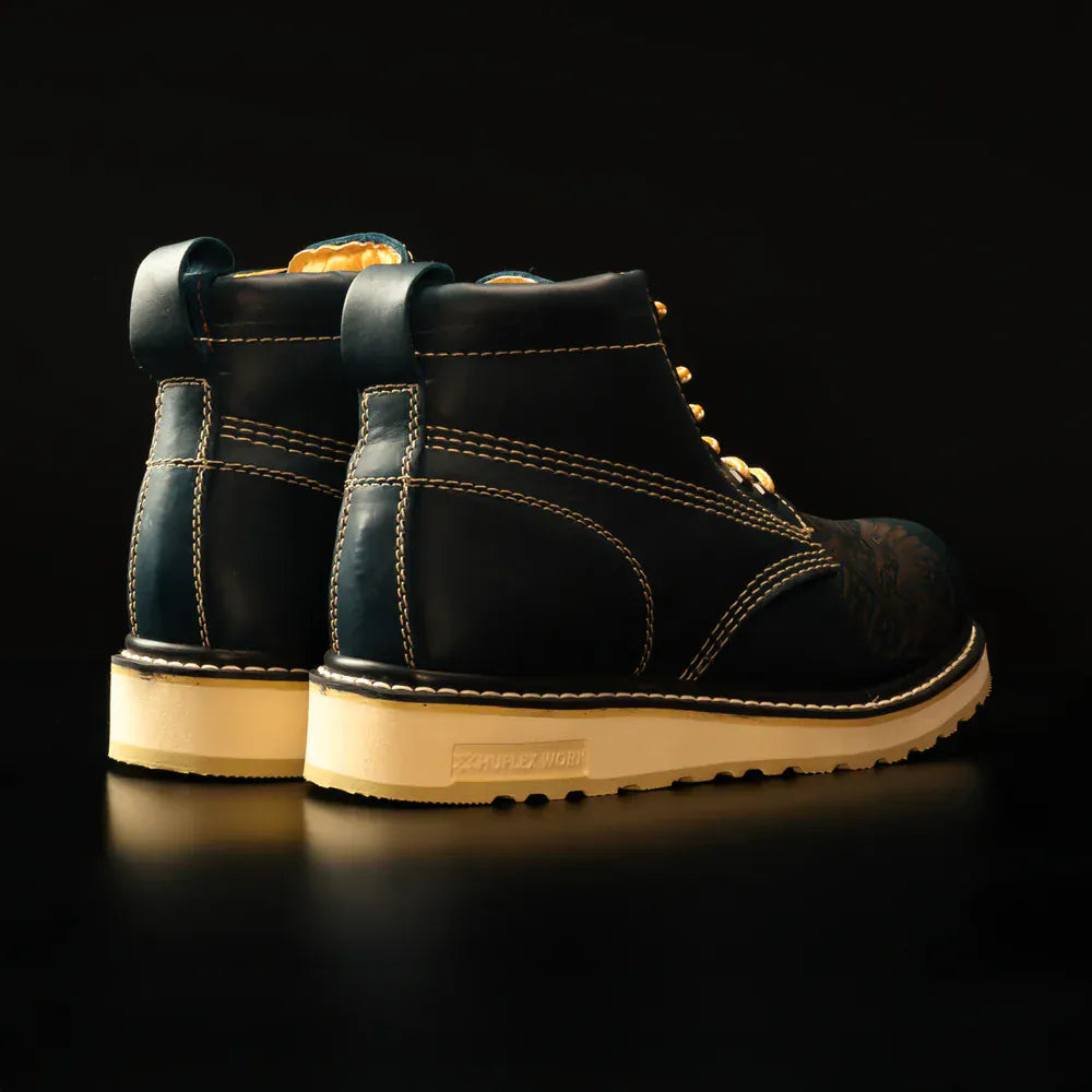 Joe Boots Boots Hammer Original Men's "El Clasico" Work Boot Blue Color - Hammer Boots