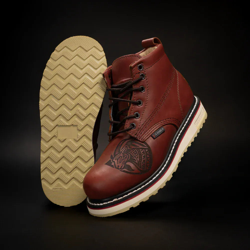 Joe Boots Boots Hammer Original Men's "El Clasico" Work Boot Shedron Color - Hammer Boots