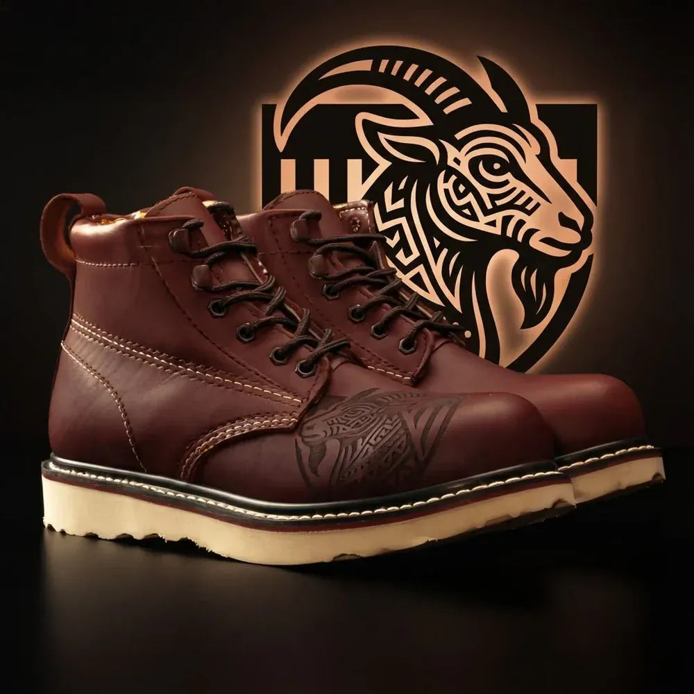 Joe Boots Boots Hammer Original Men's "El Clasico" Work Boot Shedron Color - Hammer Boots