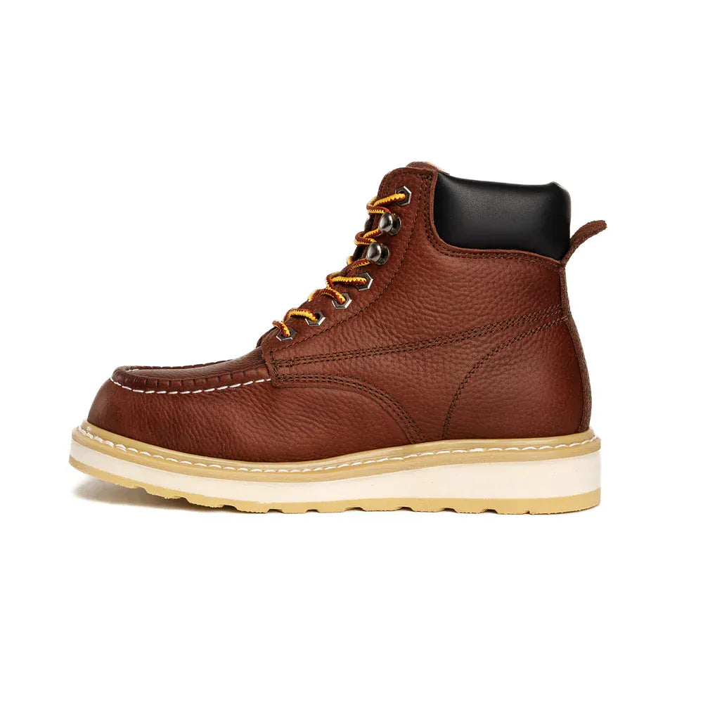 Joe Boots Boots Hunter Moc Toe Work Boot Brown Color - Hammer Boots