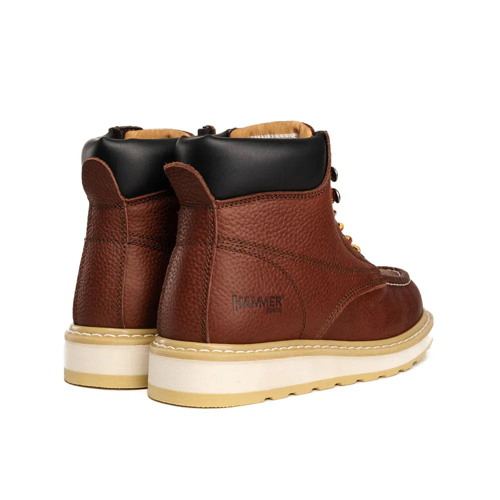 Joe Boots Boots Hunter Moc Toe Work Boot Brown Color - Hammer Boots