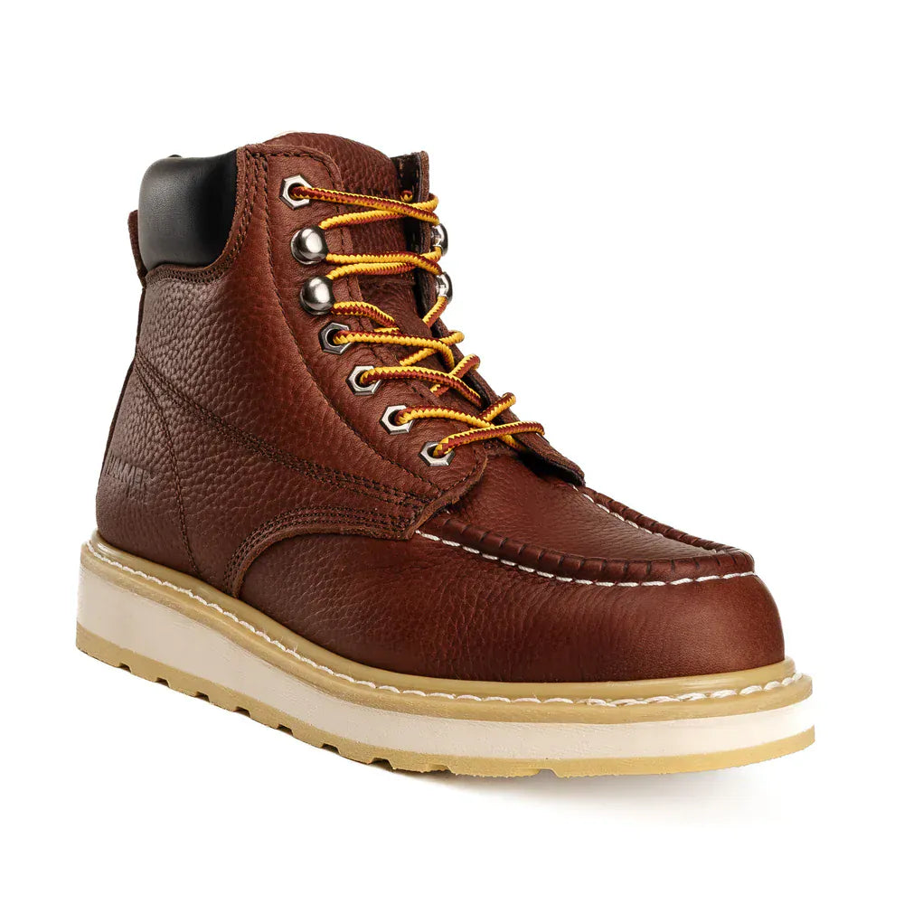 Joe Boots Boots Hunter Moc Toe Work Boot Brown Color - Hammer Boots