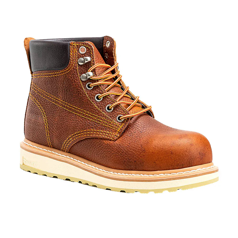 Joe Boots Boots Steel Toe Double Density Sole Work Boot Roble Color - Hammer Boots