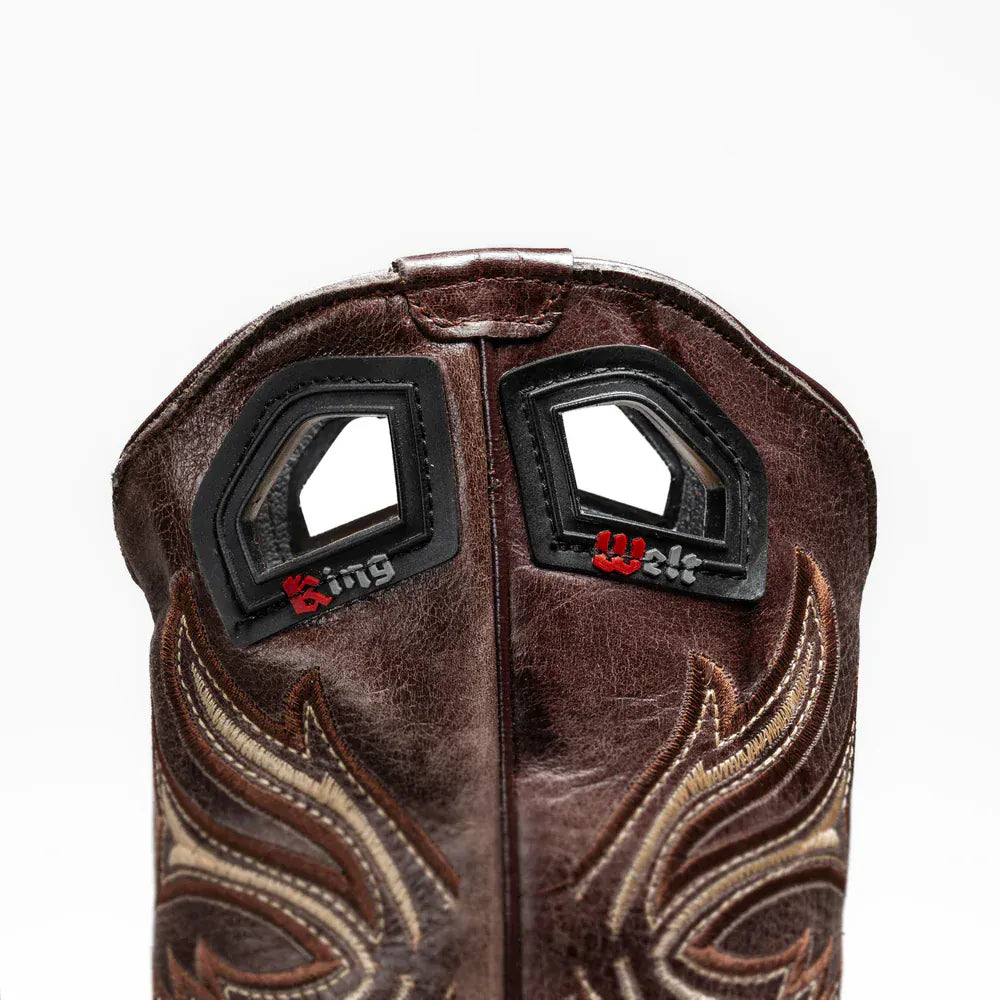 King Welt Boots Predator Pro Alligator 11' Work Boot Brown Color - King Welt