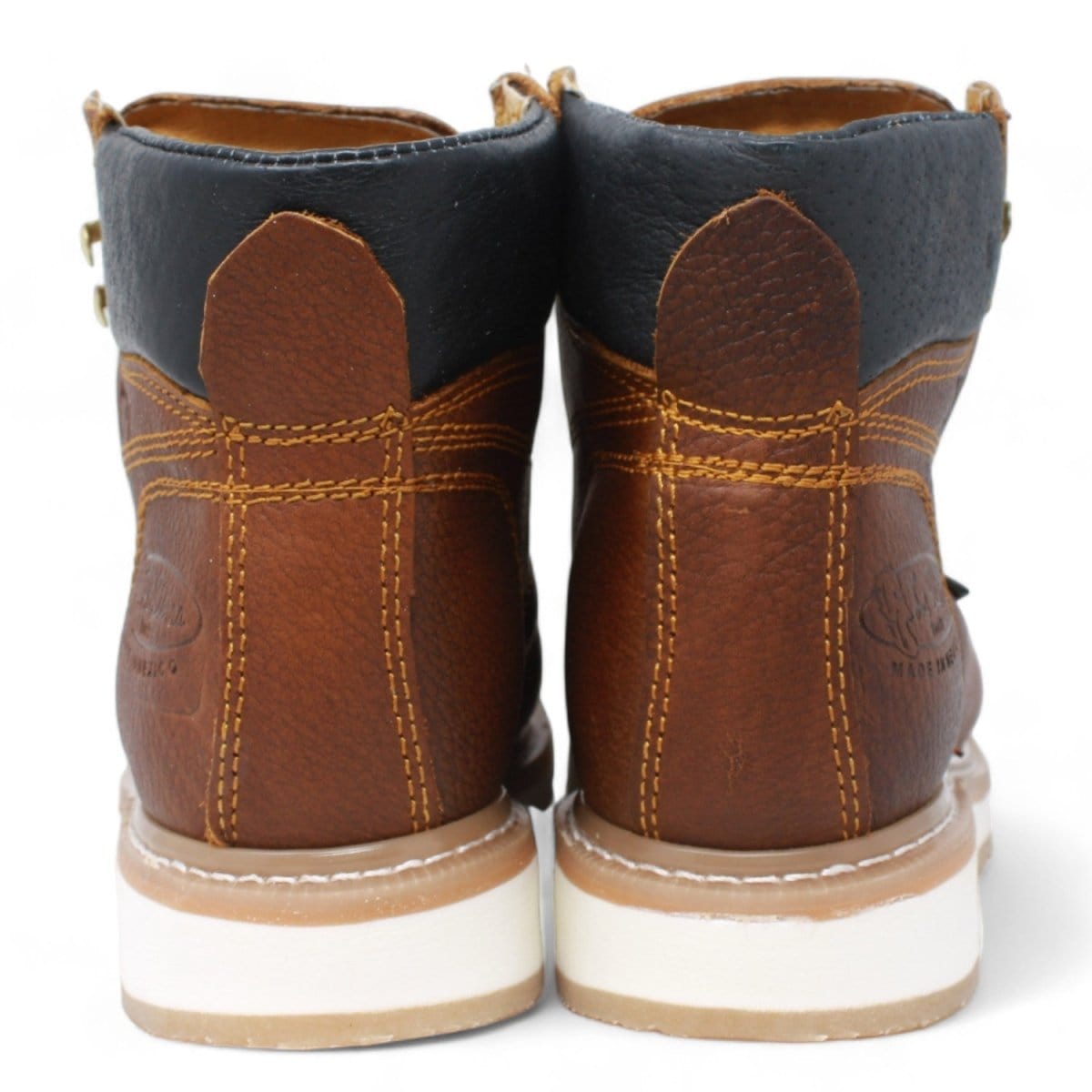 La Carreta Sierra Sole Laced Ankle Work Boots - Pair Back View