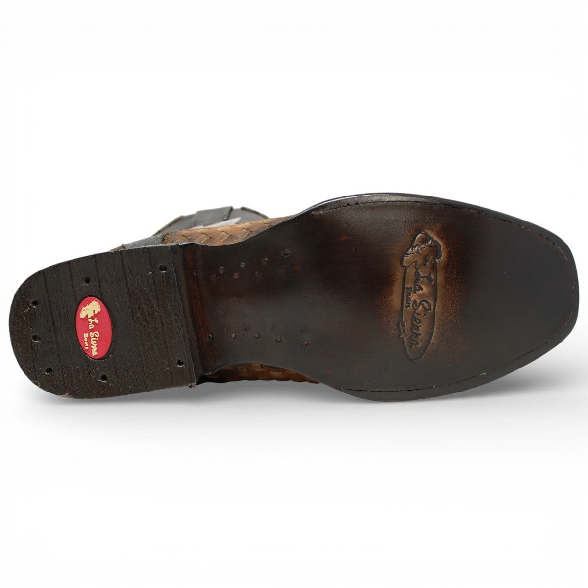 La Carreta Boots Men's Petatillo Genuine Leather Dubai Toe Boots - La Carreta
