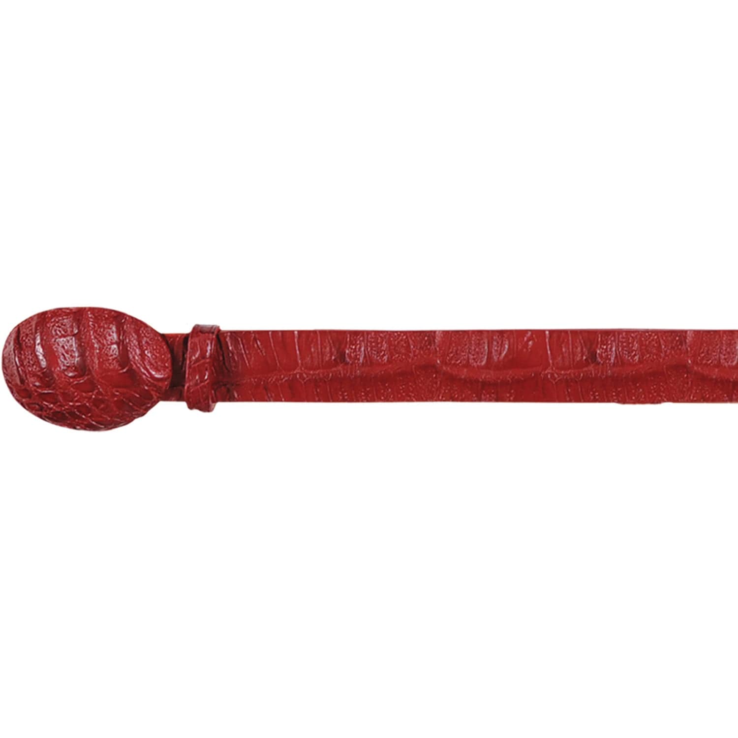 Genuine Caiman Hornback Skin Cowboy Belt Red Color - Los Altos Boots