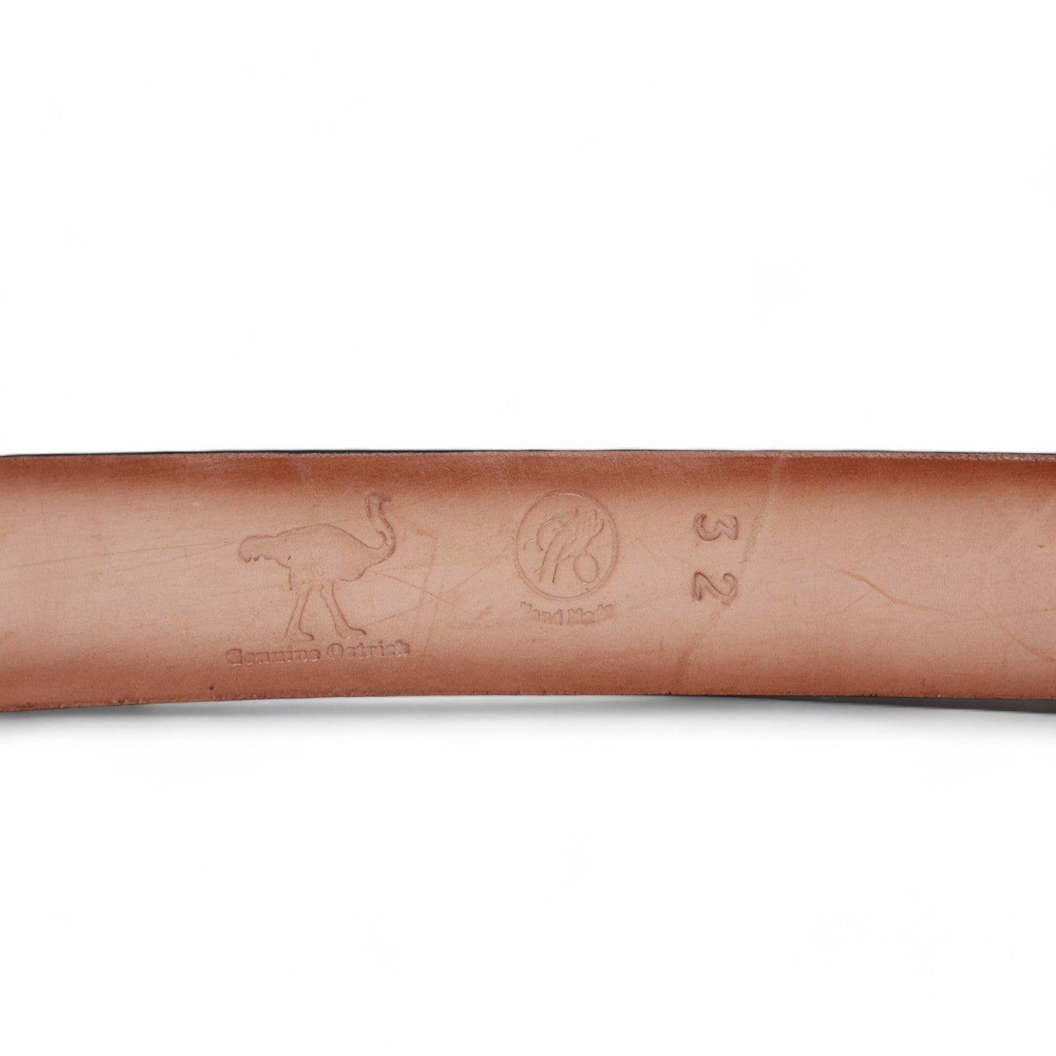 Genuine Ostrich Skin Cowboy Belt - Los Altos Boots