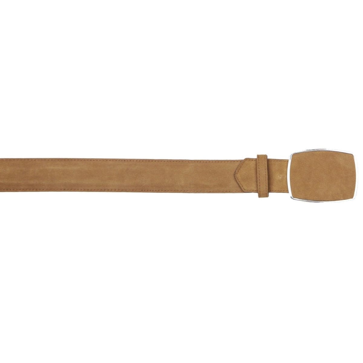 Los Altos Boots Belts Taupe / 32 Genuine Nobuck Leather Cowboy Belt - Los Altos Boots