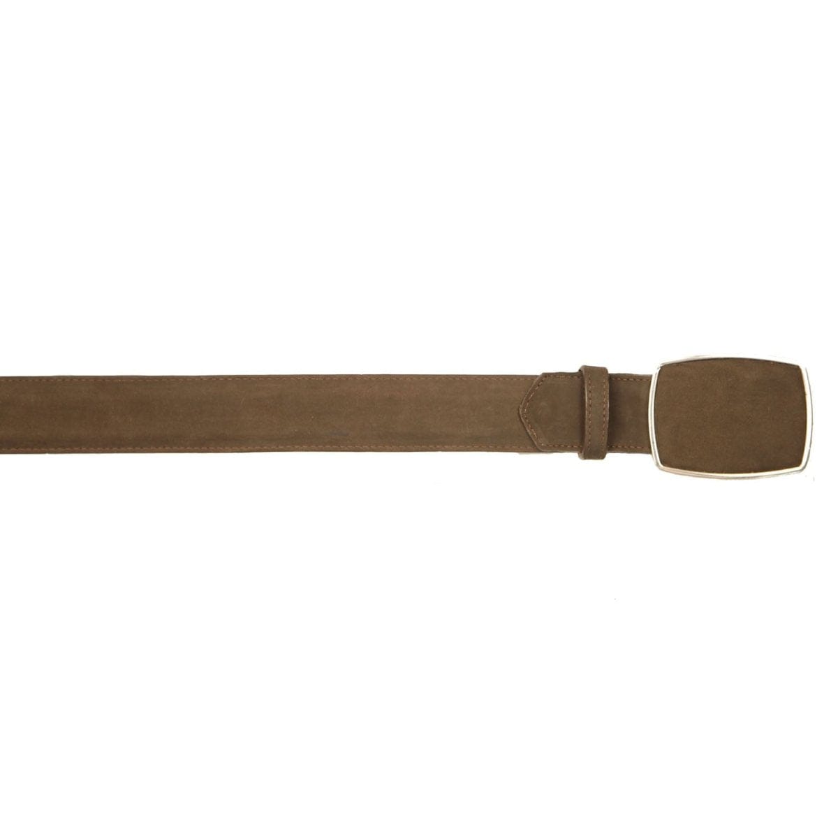 Los Altos Boots Belts Tobacco / 32 Genuine Nobuck Leather Cowboy Belt - Los Altos Boots