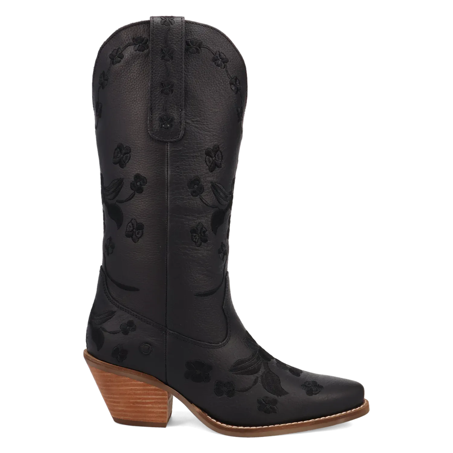 Los Altos Boots Boots Women's Love Bug Leather Snip Toe Boots Black Color - Dingo
